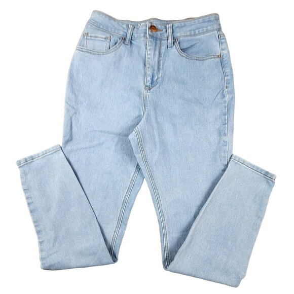 No Boundaries Junior Jeans Light Blue Wash Size 9 Tapered Slim Leg JH1198 - Picture 1 of 3